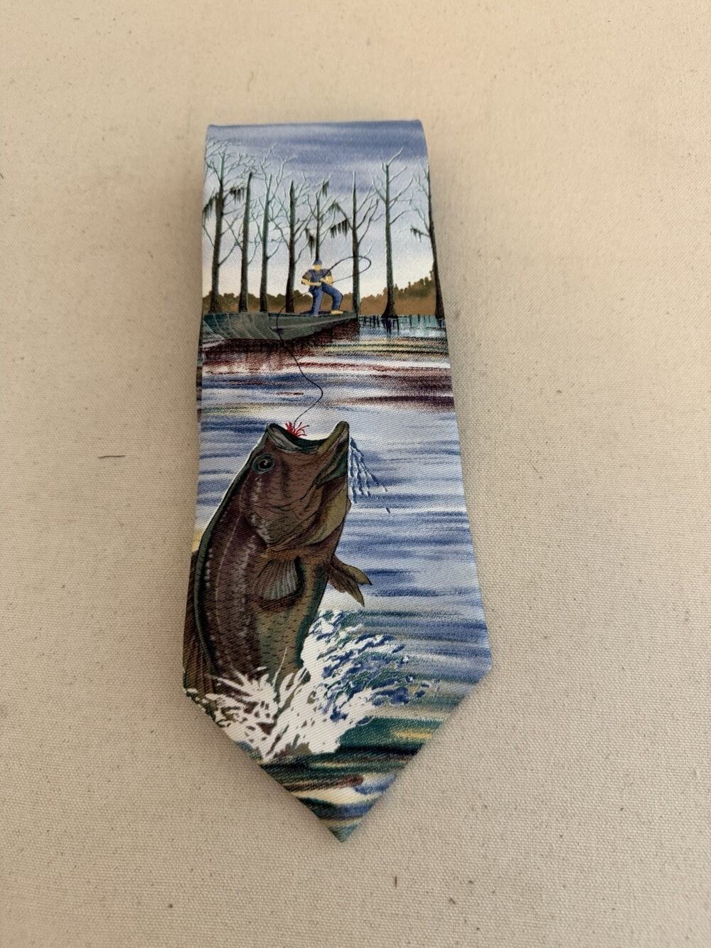 Field & Stream Silk Bass Fishing Necktie